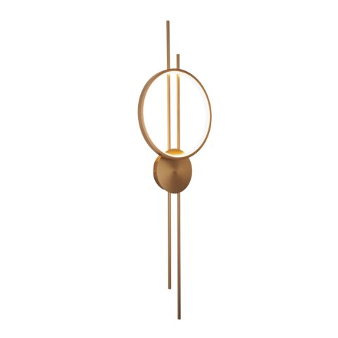 Lampa ścienna ECLIPTICA LED złota 100 cm