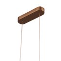Lampa wisząca GUFO 1 LED 36 cm różowe złoto