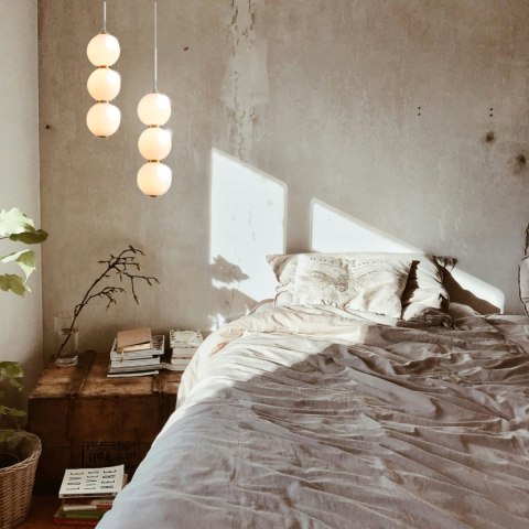 Lampa wisząca PERLA LED czarna 12 cm