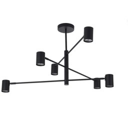 Light Prestige Lampa wisząca Snow 6 czarna 6xGU10