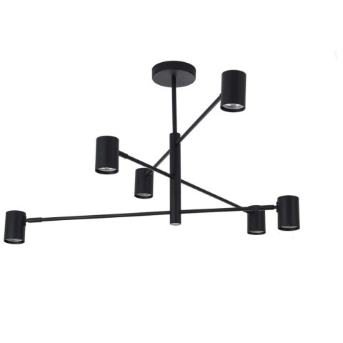 Light Prestige Lampa wisząca Snow 6 czarna 6xGU10