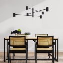 Light Prestige Lampa wisząca Snow 6 czarna 6xGU10