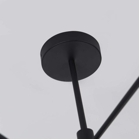 Light Prestige Lampa wisząca Snow 6 czarna 6xGU10