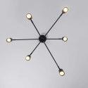Light Prestige Lampa wisząca Snow 6 czarna 6xGU10