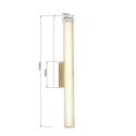 Light Prestige Kinkiet Linea 61 cm złoty LED CCT