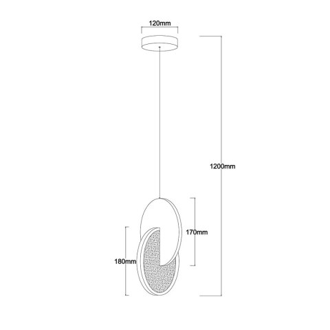 Light Prestige Lampa wisząca Circlo chrom LED CCT