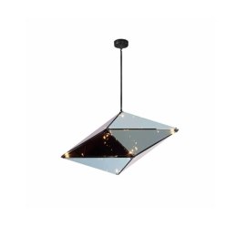 Light Prestige Lampa wisząca Konstelacja pozioma dymna czarna 7xG9