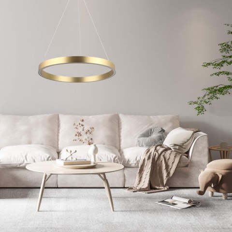 Light Prestige Lampa wisząca Midway Triangle złota LED 3000K