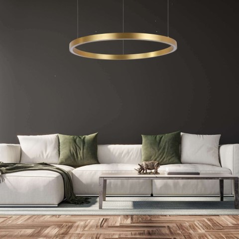 Light Prestige Lampa wisząca Midway złota duża LED 3000K