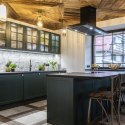 Light Prestige Piega 1 wisząca duża Bursztynowa
