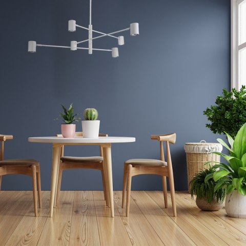 Light Prestige Lampa wisząca Snow 6 biała 6xGU10