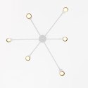 Light Prestige Lampa wisząca Snow 6 biała 6xGU10