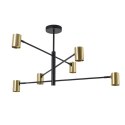 Light Prestige Lampa wisząca Snow 6 złota 6xGU10