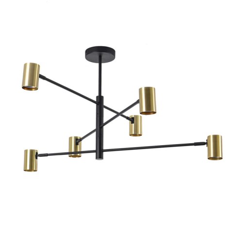 Light Prestige Lampa wisząca Snow 6 złota 6xGU10