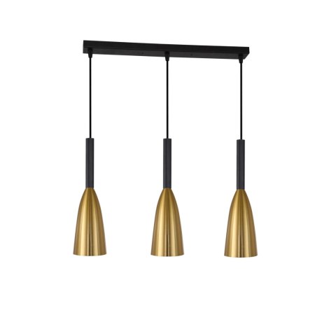 Light Prestige Lampa wisząca Solin 3 złota 3xE27