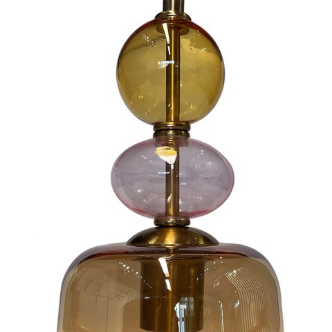 Light Prestige Lampa wisząca Tropea bursztynowa 1xE27