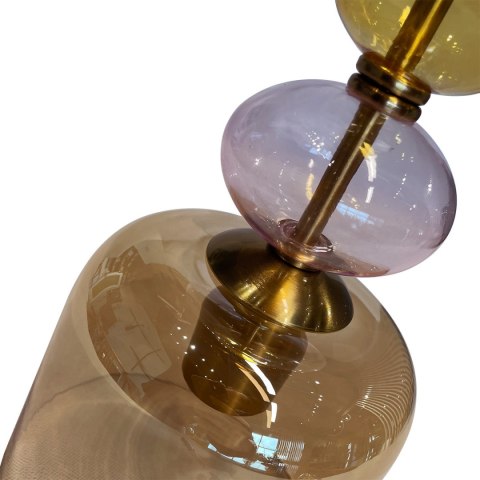 Light Prestige Lampa wisząca Tropea bursztynowa 1xE27