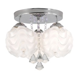 Light Prestige Ozdobny plafon Sada srebrny 3xE14 plus LED