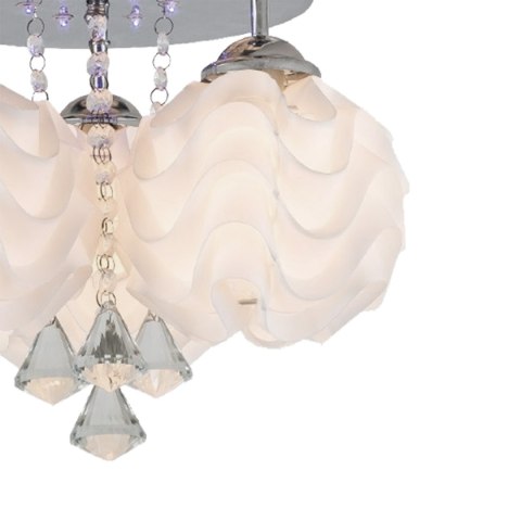 Light Prestige Ozdobny plafon Sada srebrny 3xE14 plus LED