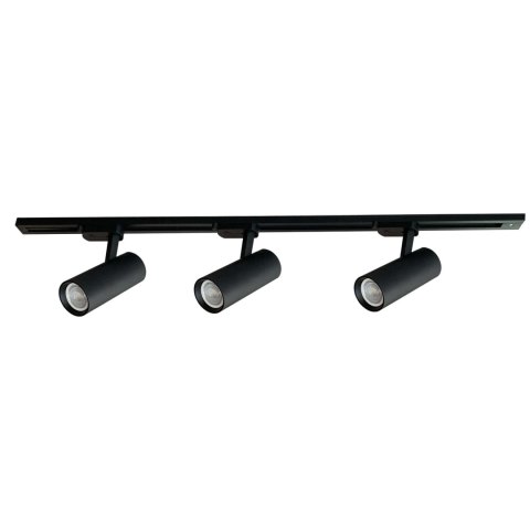Light Prestige Zestaw oświetlenia szynowego Ice SET 1F czarny 3xGU10