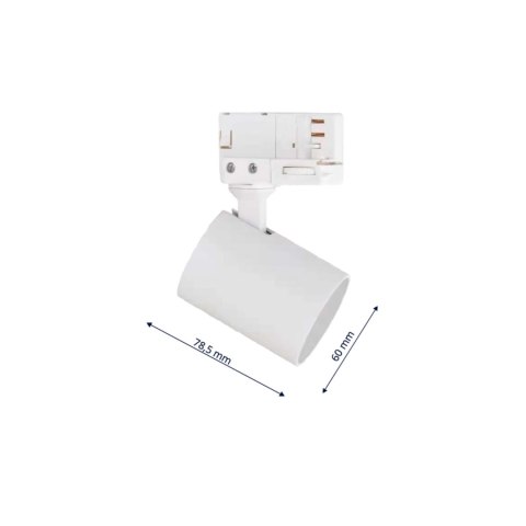 Light Prestige Zestaw oświetlenia szynowego Snow SET 3F biały 4xGU10