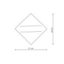 Light Prestige Kinkiet Cariati biały metal LED 3000K