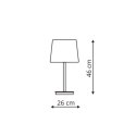 Light Prestige Lampa biurkowa Marbella czarna 1xE27