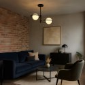 Light Prestige Plafon Dorado ring czarna 2 x E14