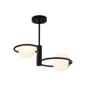Light Prestige Plafon Dorado ring czarna 2 x E14
