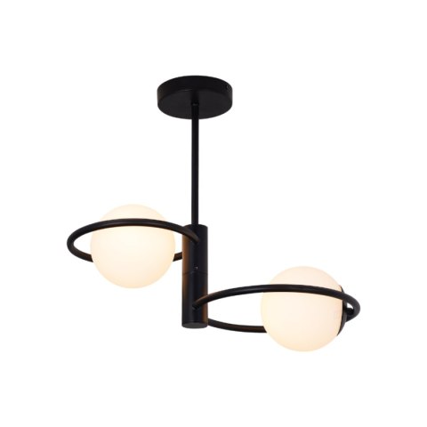 Light Prestige Plafon Dorado ring czarna 2 x E14