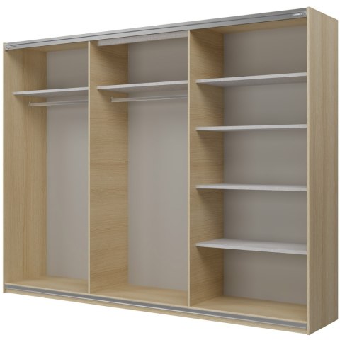 Szafa przesuwna 270 UBEC 69 dąb lindberg