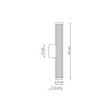 Light Prestige Kinkiet Vena 45 cm biała LED CCT