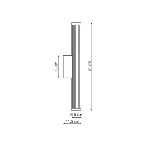 Light Prestige Kinkiet Vena 60 cm coffe LED CCT