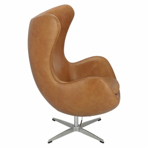 Fotel Jajo brązowy jasny vintage Premium ( Rozmiar: uniwersalny )