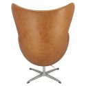 Fotel Jajo brązowy jasny vintage Premium ( Rozmiar: uniwersalny )