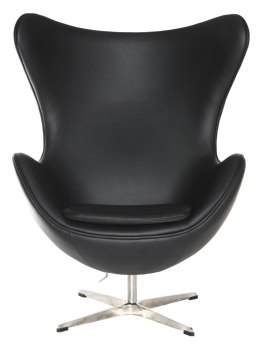Fotel Jajo czarna skóra 06 Premium ( Rozmiar: uniwersalny )