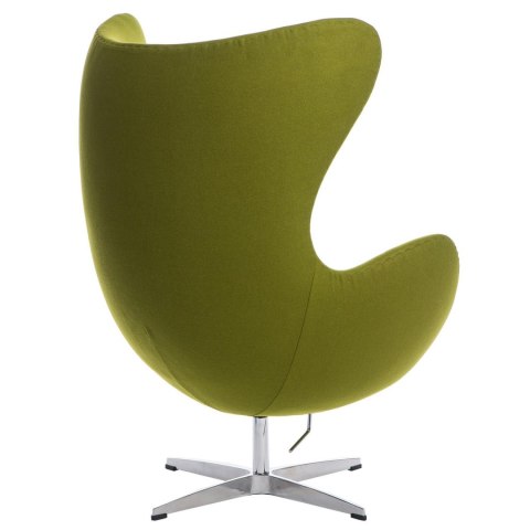 Fotel Jajo kaszmir zielony jasny 40