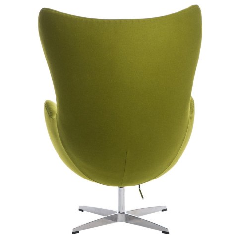 Fotel Jajo kaszmir zielony jasny 40