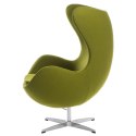 Fotel Jajo kaszmir zielony jasny 40