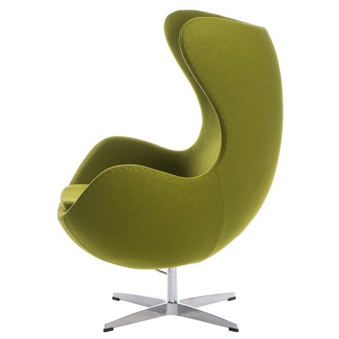 Fotel Jajo kaszmir zielony jasny 40