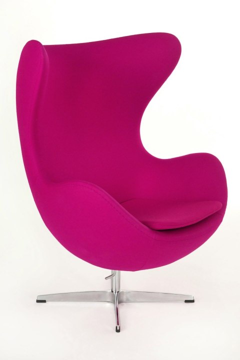 Fotel Jajo z podnóżkiem kaszmir 39