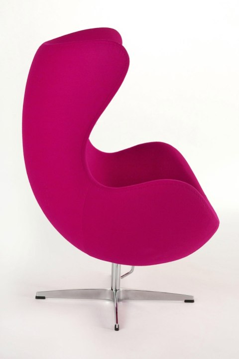 Fotel Jajo z podnóżkiem kaszmir 39