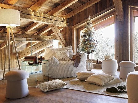 Zestaw 2 stolików Lenia szkło