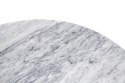 Stół TULIP MARBLE 120 CARRARA biały - marmur, metal