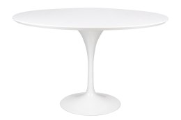 Stół TULIP PREMIUM 120 biały - MDF, metal