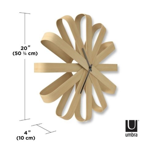 UMBRA zegar RIBBONWOOD -natural