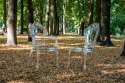 Krzesło KING ARM transparentne - poliwęglan
