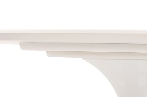 Stół TULIP ELLIPSE 200 biały - MDF, metal