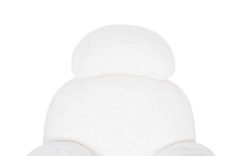 Fotel bujany PLUSH FUR biały