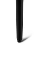 Stół SLIM 180x90 biały, czarny - ceramiczny marmur, aluminium